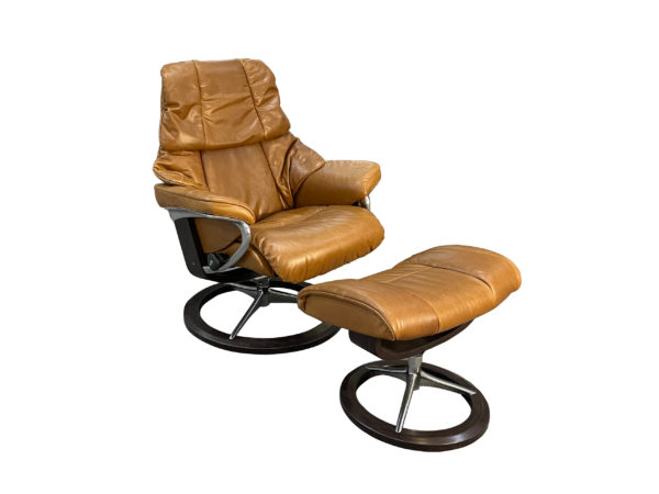 Stressless® Reno Signature Small Olive Brown