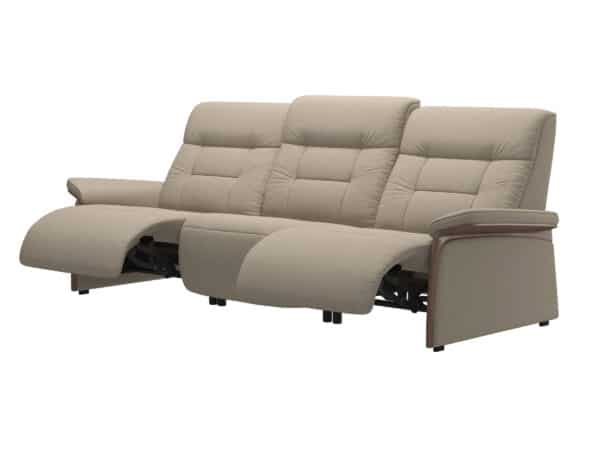 Stressless Mary Sofa with 2 recliners Wood Arms - 01