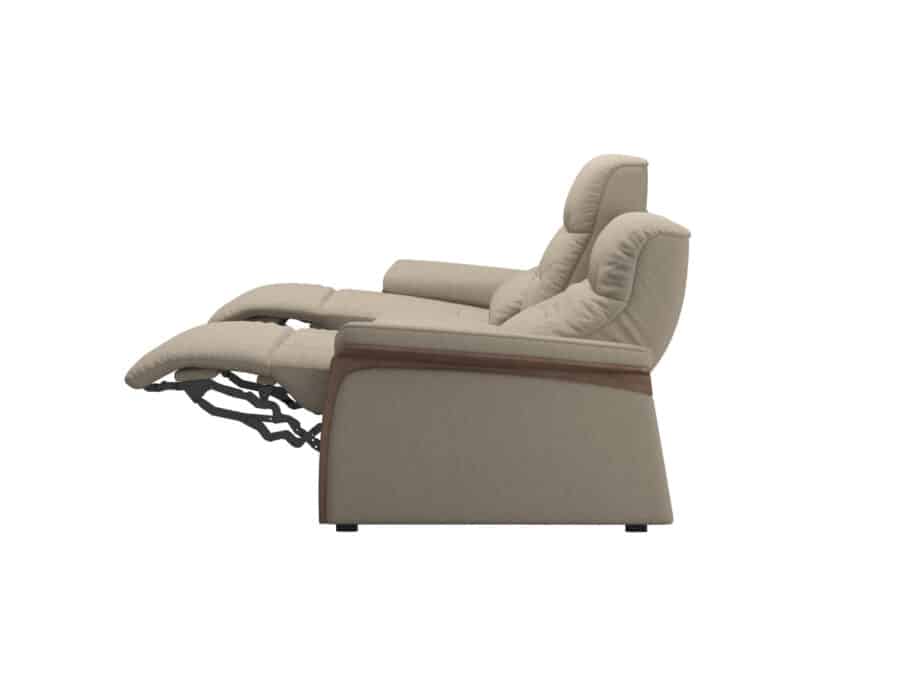 Stressless Mary Sofa with 2 recliners Wood Arms - 02