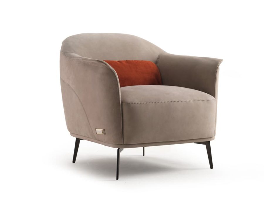 Estro Milano Kay Armchair Grey
