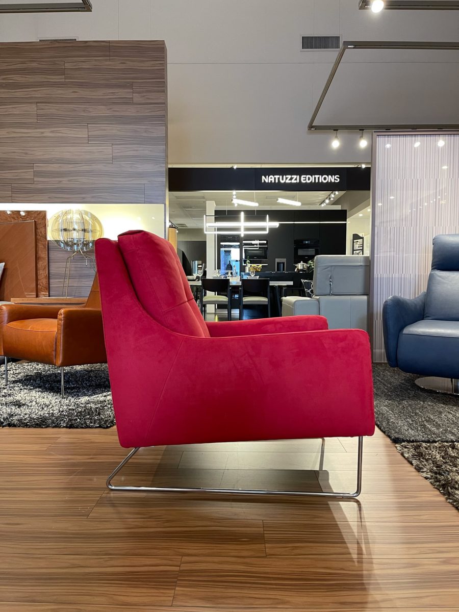 Estro Milano Amelie Armchair Red - Image 3