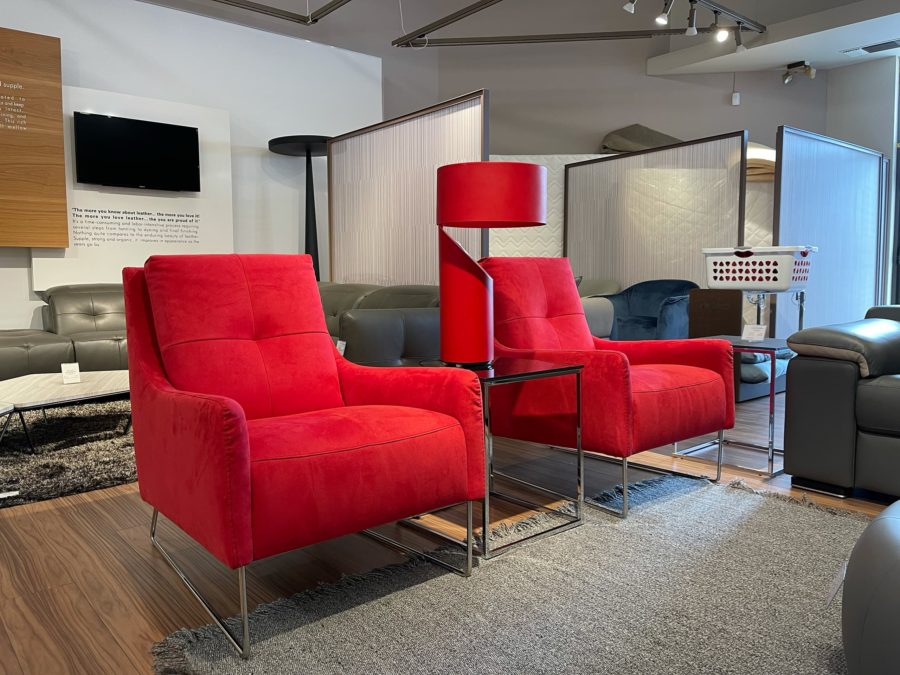 Estro Milano Amelie Armchair Red - Image 4
