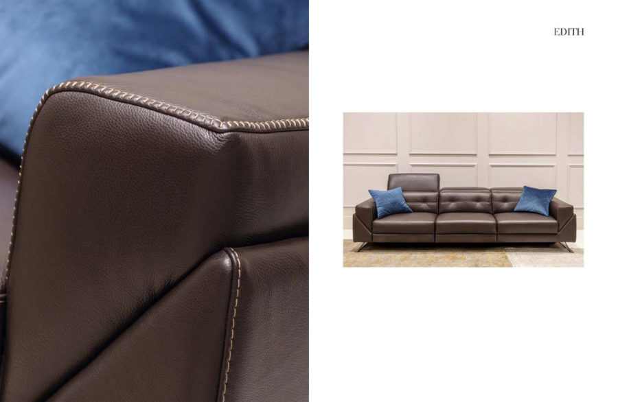 estro milano edith IS354 long sofa cutouts