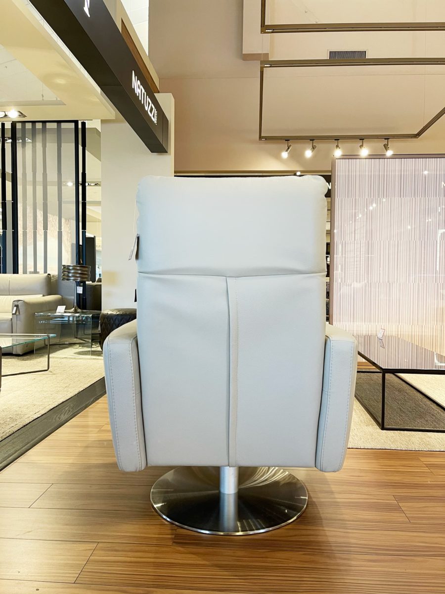 Estro Milano Gaia Recliner Pearl Grey - Image 6