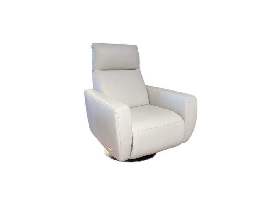 Estro Milano Gaia Recliner Pearl Grey