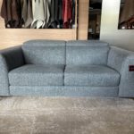 Natuzzi Italia Algo 3044 loveseat showroom front view