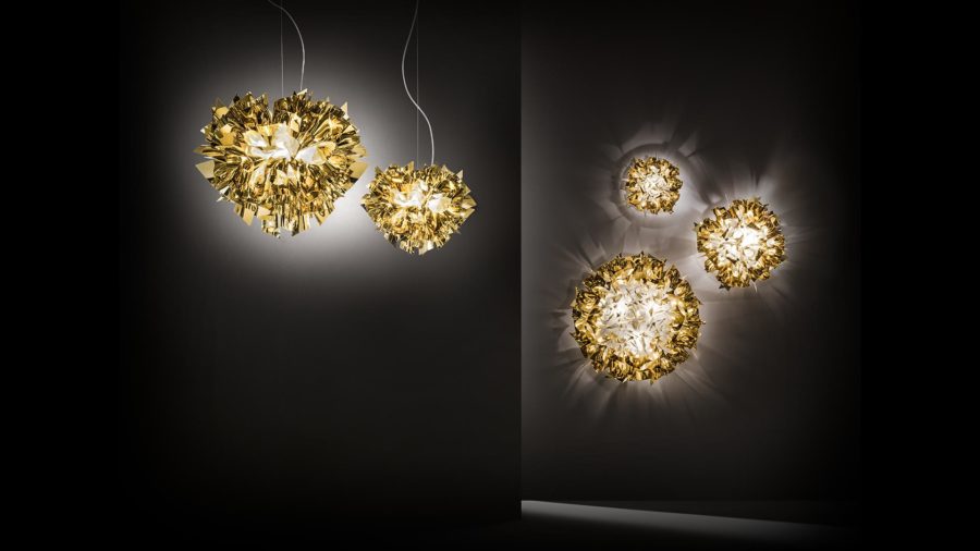 Slamp Veli Large Suspension Lamp Gold - Image 2