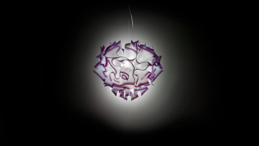 Slamp Veli Large Suspension Lamp Plum - Image 3