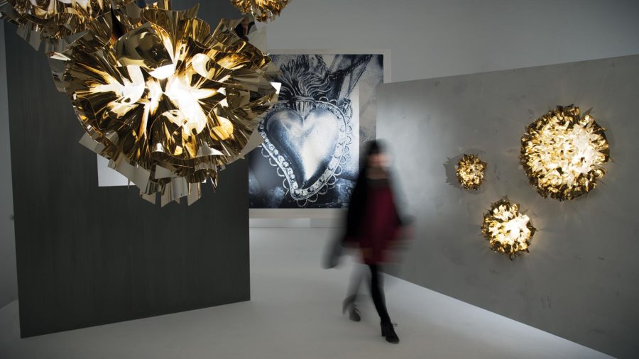 Slamp Veli Large Suspension Lamp Gold - Image 4