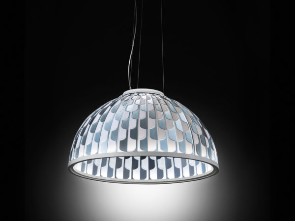 Slamp Dome Suspension Lamp Large Blue