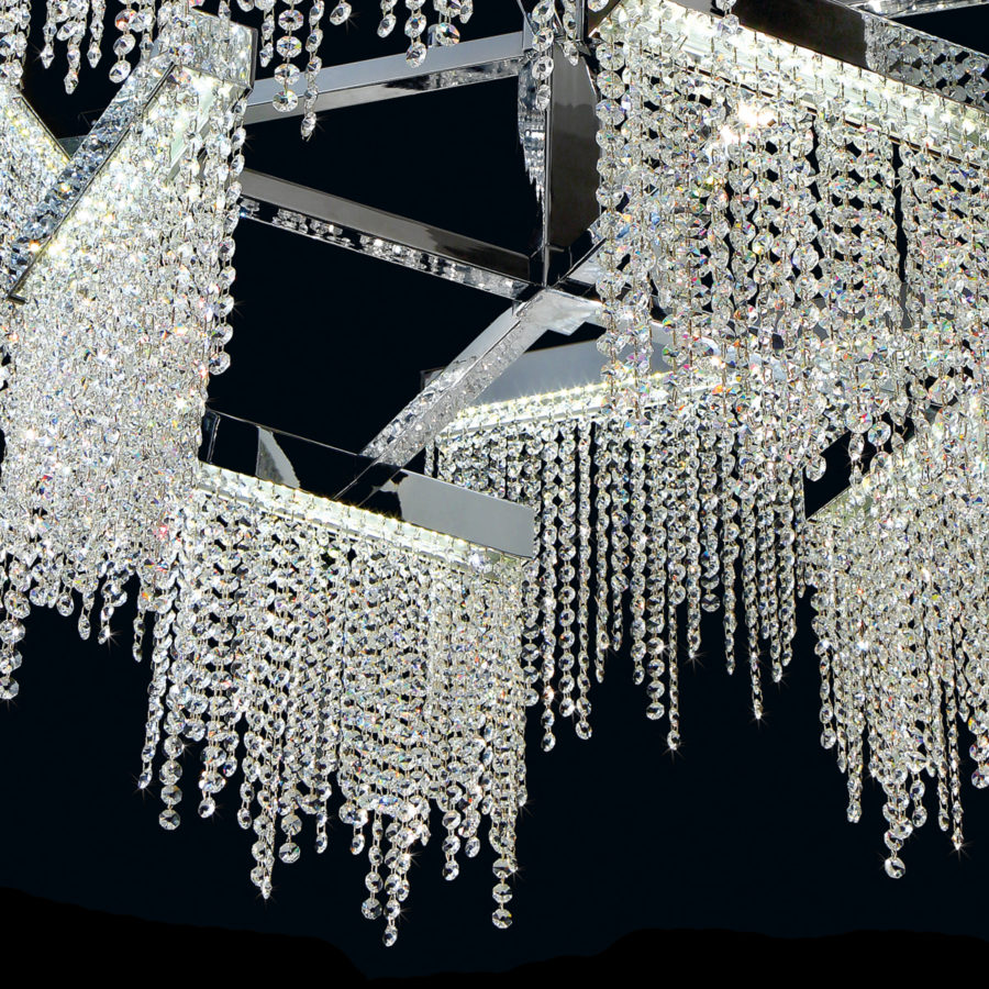 Eurofase Rossi 51'' Rectangular Chandelier - Image 2
