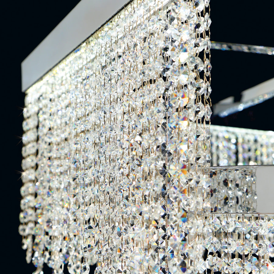 Eurofase Rossi 51'' Rectangular Chandelier - Image 3