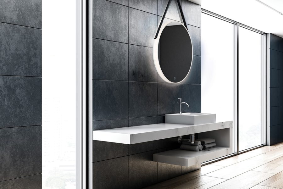 Eurofase Salernoshare 24" round mirror - Image 2