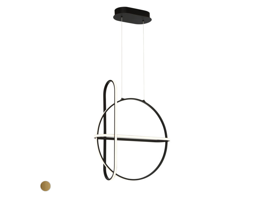 Eurofase Berkley Round Chandalier Matt Back