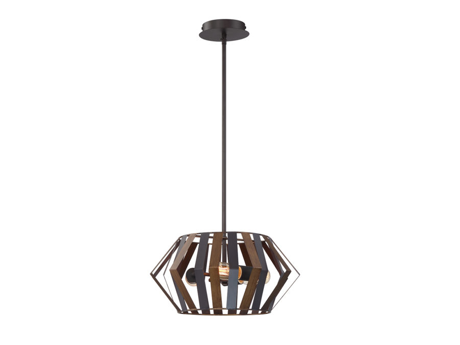 Eurofase Bevelo 3 Light Pendant Semi Flushmount