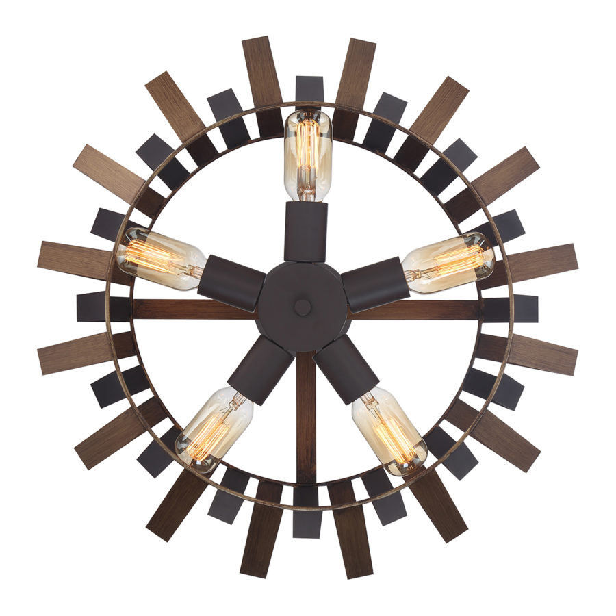 Eurofase Bevelo 5 Light Chandelier - Image 3