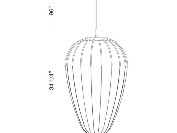 Eurofase Frusta 5LT LED Pendant Gold