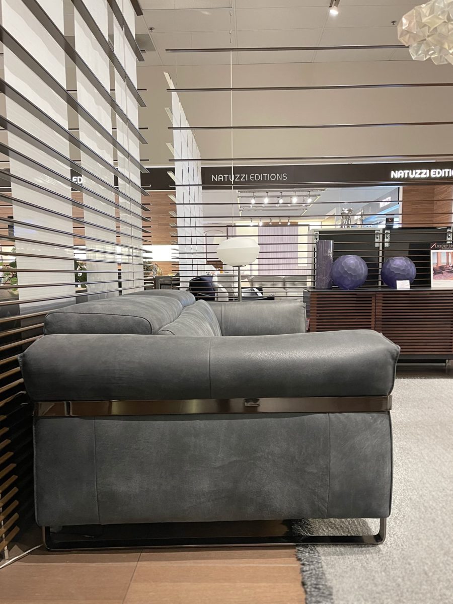 natuzzi italia fidelio sofa side view