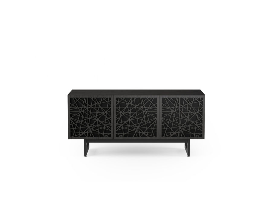 Elements Media Console 8777 BDI Ricochet Charcoal - front view