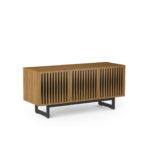 Elements 8777 Media Console Tempo Natural Walnut - side view