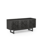 Elements 8777 Media Console Wheat Charcoal - side view