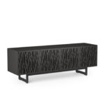 Elements 8779 Media Console Wheat Charcoal - side view