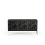 Elements Storage Console 8777 BDI Wheat Charcoal - front view