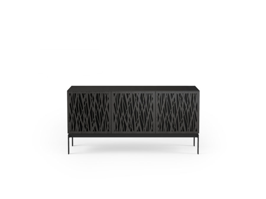 Elements Storage Console 8777 BDI Wheat Charcoal - front view