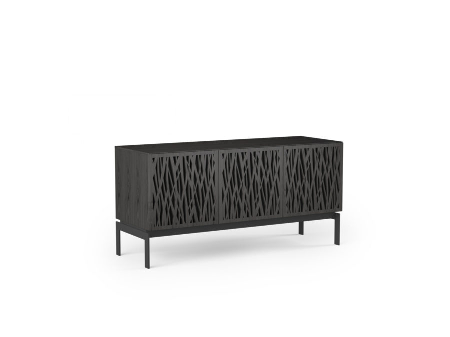 Elements Storage Console 8777 BDI Wheat Charcoal - side view