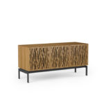 Elements Storage Console 8777 BDI Wheat Walnut - side view