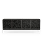 Elements 8779 Storage Console Ricochet Charcoal - front view