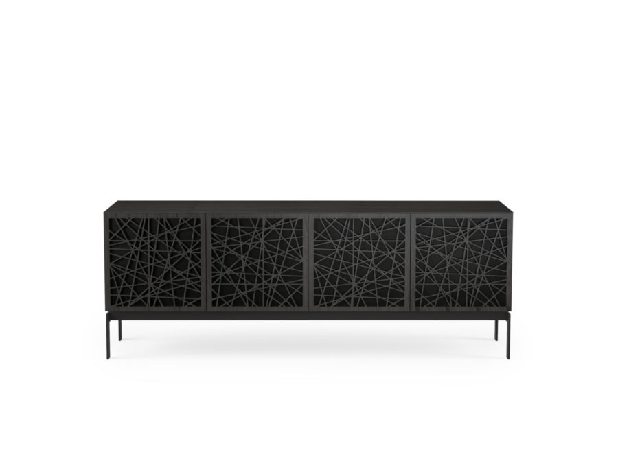 Elements 8779 Storage Console Ricochet Charcoal - front view