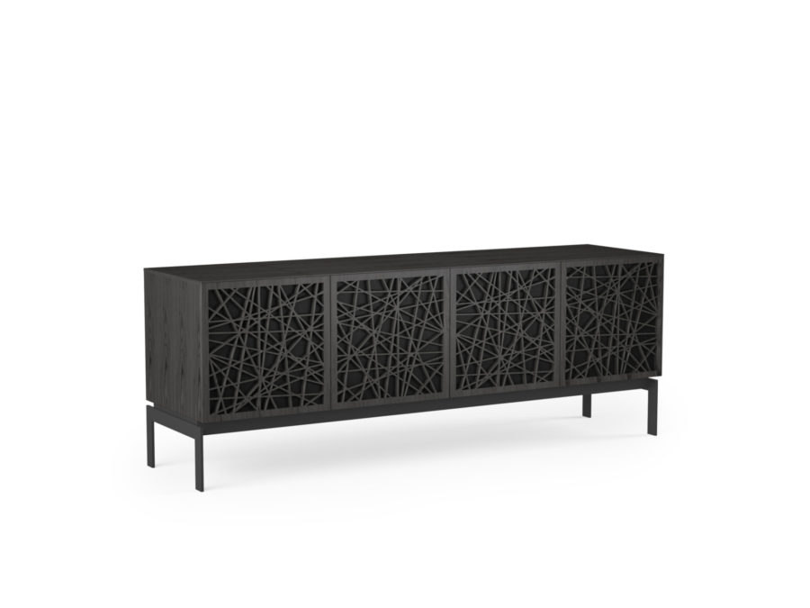 Elements 8779 Storage Console Ricochet Charcoal - side view