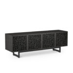 Elements 8779 Media Console Ricochet Charcoal - side view