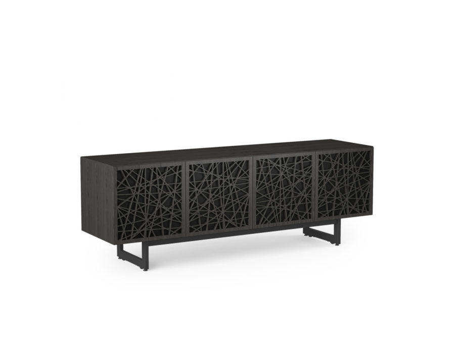 Elements 8779 Media Console Ricochet Charcoal - side view