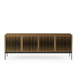 Elements 8779 Storage Console Tempo Natural Walnut - front view