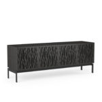 Elements 8779 Storage Console Wheat Charcoal - side view