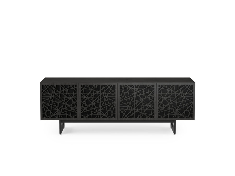 Elements 8779 Media Console Ricochet Charcoal - front view