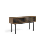 Interval 61 Media Console 7246 BDI Natural Walnut - side view