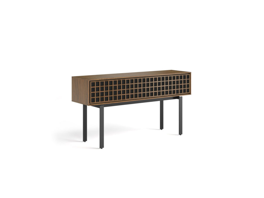 Interval 61 Media Console 7246 BDI Natural Walnut - side view