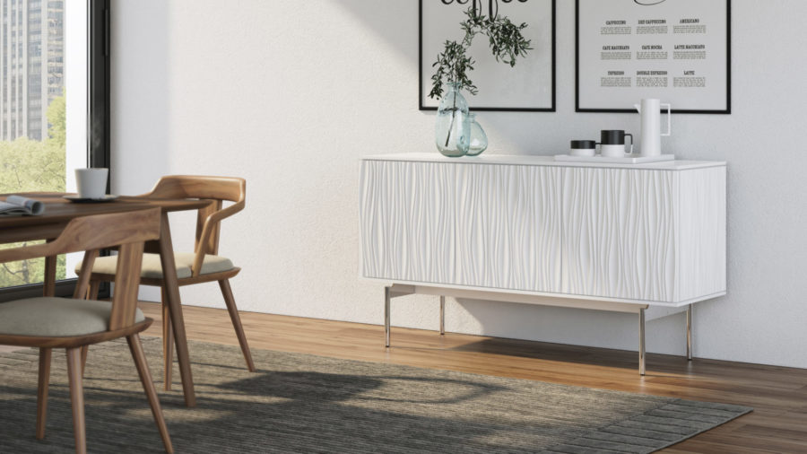 tanami 7107 BDI modern white credenza hero