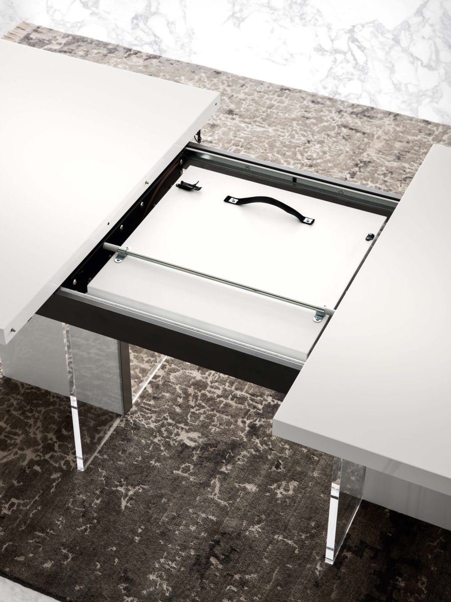 Alf Italia Artemide Dining Table Extenatable Mechanism Closeup 2