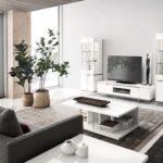 Alf Italia Artemide Rectangular Coffee Table - living room side view
