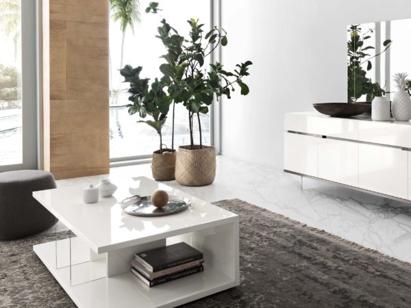 Alf Italia Artemide Rectangular Coffee table - living room view