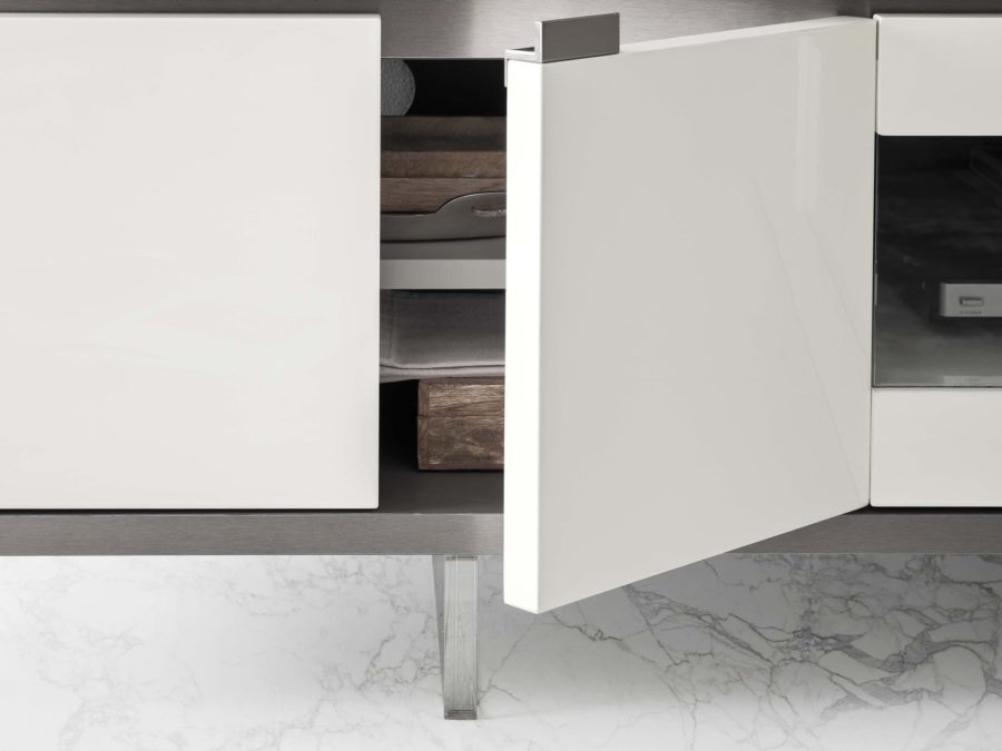 Alf Italia Artemide TV Base - closeup drawer view