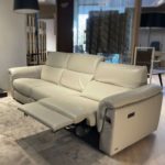 Natuzzi Editions C176 Amorevole Sofa Showroom Side View with Recliner