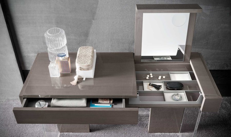 Alf Italia Athena Vanity Desk with Drawers Opened