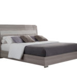 Alf Italia Iris CK Bed with wooden headboard no background