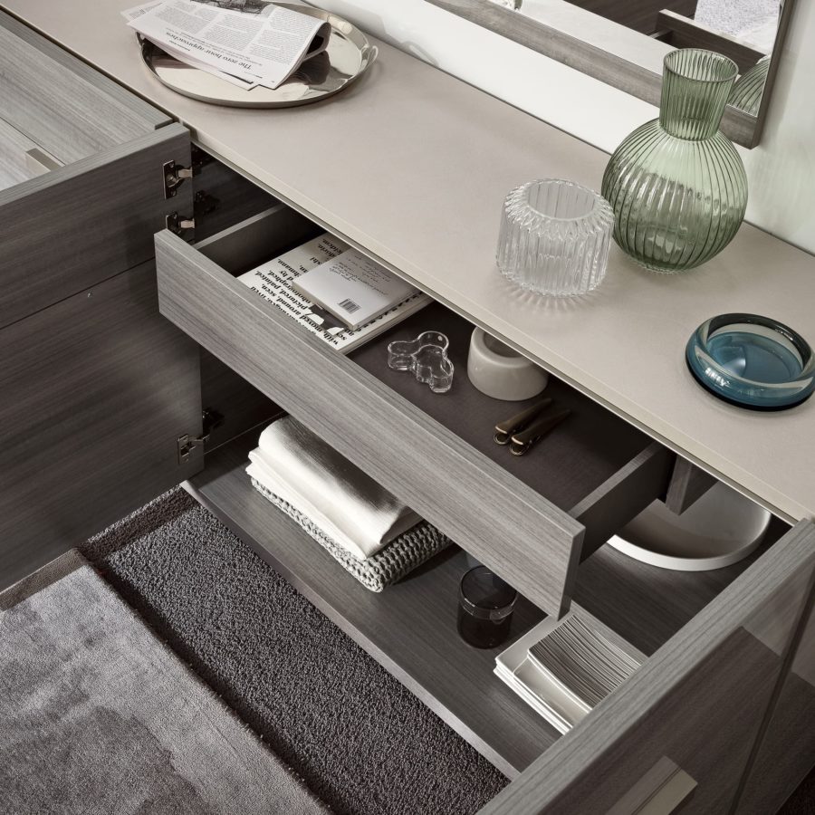 Alf Italia Iris buffet with open drawers