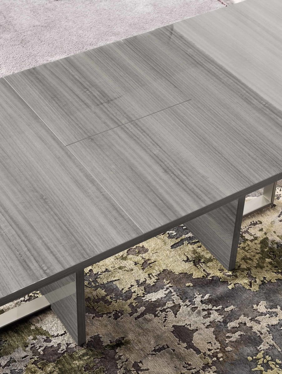 Alf Italia Iris dining table top expanded